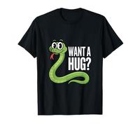 Want a Hug Snake - Drôle de Serpent de Dessin animé pour Amoureux des Reptiles T-Shirt