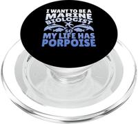 Want to Be Marine Biologist So My Life Has Marsouin PopSockets PopGrip pour MagSafe