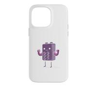 Want to See My Six Pack de Briques de Construction Violettes Coque pour iPhone 14 Pro Max