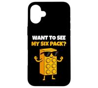 Want to See My Six Pack Funny Bricks Lover Master Builder Coque pour iPhone 16 Plus