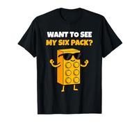 Want to See My Six Pack Funny Bricks Lover Master Builder T-Shirt