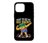 Want to See My Six Pack Funny Kids Boys Master Builder Coque pour iPhone 16 Pro Max