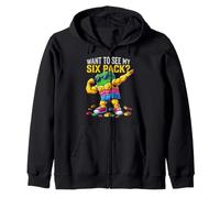 Want to See My Six Pack Funny Kids Boys Master Builder Sweat à Capuche