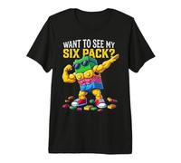 Want to See My Six Pack Funny Kids Boys Master Builder T-Shirt Haut de Gamme