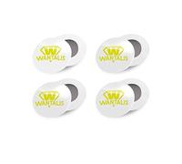 Wantalis Clips magnétiques Porte dossard Adulte Unisexe, Blanc, Taille Unique