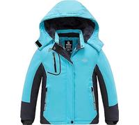 Wantdo Manteau Pour Fille d'hiver Imperméable Snowboard Parka Bleu 140-146