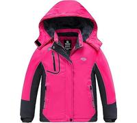 Wantdo Manteau Pour Fille d'hiver Imperméable Snowboard Parka Rose 152-158