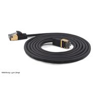 Wantec 7198 Wantec Patchkabel SSTP CAT7 Ste. CAT6a d=4mm 0,20m schwarz