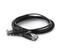 wantec wantec Câble de raccordement UTP Cat.6A 3,0 m RJ45 2,8 mm noir 7316 Quantité:1