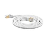 wantec wantec Câble patch SSTP 7116 Cat.6A 0,5 m blanc 4 mm connecteur Quantité:1