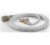 wantecWire 7007 Ultra Slim Patch Cable White White 2,0m