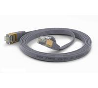 wantecWire 7077 Extra Fine Câble Patch avec Top Qualité Gris 2,0m gris