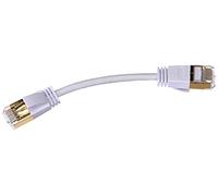 wantecWire 7113 Câble Patch Ethernet avec Top Qualité Extra Fine Blanc