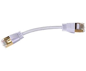 wantecWire 7113 Câble Patch Ethernet avec Top Qualité Extra Fine Blanc