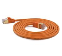 wantecWire 7148 Ultra Slim Patch Cable Orange Orange Länge 3m
