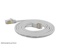 wantecWire 7183 Extra Fine Câble Patch RJ45 avec Top Qualité Gris