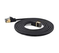 wantecWire 7197 Extra Fine Câble Patch avec Top Qualité Noir