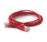wantecWire 7269 Ultra Slim Patch Cable Red