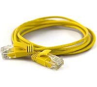 wantecWire 7286 Câble Patch Ethernet RJ45 avec Top Qualité Extra Fine Jaune