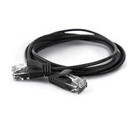wantecWire 7309 Extra Fine Câble Patch Câble Réseau avec Top Qualité Noir