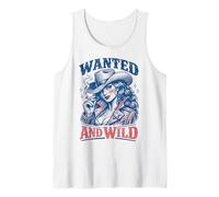 Wanted and Wild Cowgirl Smoking Débardeur