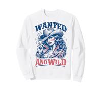 Wanted and Wild Cowgirl Smoking Sweatshirt