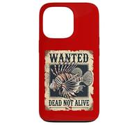 Wanted Dead Not Alive - Plongée sous-Marine Amusante avec Lionfish Coque pour iPhone 13 Pro