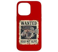 Wanted Dead Not Alive - Plongée sous-Marine Amusante avec Lionfish Coque pour iPhone 14 Pro Max