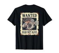 Wanted Dead Not Alive - Plongée sous-Marine Amusante avec Lionfish T-Shirt