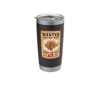 Wanted Dead Not Alive | Récompense Tacos de poisson Gobelet isotherme en acier inoxydable double paroi