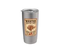 Wanted Dead Not Alive | Récompense Tacos de poisson Gobelet isotherme en acier inoxydable double paroi