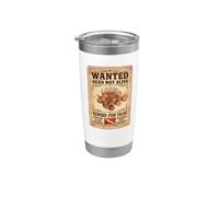 Wanted Dead Not Alive | Récompense Tacos de poisson Gobelet isotherme en acier inoxydable double paroi