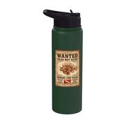 Wanted Dead Not Alive | Récompense Tacos de poisson Stainless Steel Insulated Water Bottle