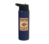 Wanted Dead Not Alive | Récompense Tacos de poisson Stainless Steel Insulated Water Bottle
