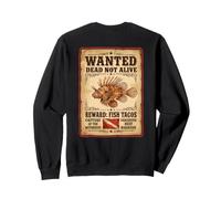 Wanted Dead Not Alive | Récompense Tacos de Poisson Sweatshirt