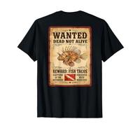 Wanted Dead Not Alive | Récompense Tacos de Poisson T-Shirt