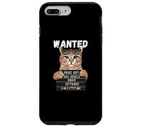 Wanted Kitty.Bad for Bad Cattitude, Cat Lover Valentine Coque pour iPhone 7 Plus/8 Plus