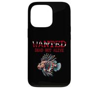 Wanted Lionfish Dead Not Alive - Drôle de plongée sous-Marine Coque pour iPhone 13 Pro