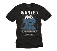 Wanted Monster Tee Shirt Cookies Noir M