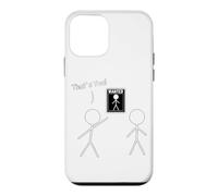 Wanted Sign That's You! Stick Figure Stickman imprimée drôle Coque pour iPhone 12 Mini