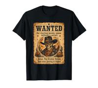 Wanted Spooky Season sans permis Halloween T-Shirt