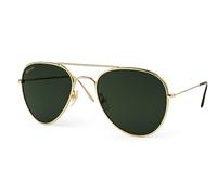 Wantee Lunettes de soleil Pilot, Top Gun, Taille unique