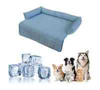 WANWEN Cooling Bed, Pet Ice Mat Cooling Mat, Heatrelief Cooling Dog Bed, Pet Ice Silk Cooling Mat Summer Cat & Dog, Durable Anti-Scratch Gel Pad for Dogs Cats in Hot Summer (70 * 70CM)