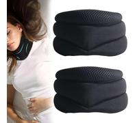 WANWEN Vitavix Neck Support Anti Ronflement, Orthèse Cervicale Ergonomique Réglable et Douce, Collier de Soutien du Cou Confortable, pour Un Meilleur Sommeil (2pcs)