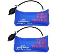 Wanyi 2 Pièces Air Wedge Pump Bag Coussin de Levage Pneumatique Coussin de Montage Gonflable Bricolage pour Installation de Portes, de Fenêtres d'armoires et La Réparation de Voitures (L)