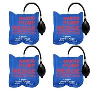 WANYI 4 Pièces Pump Wedge Air Wedge Outil Alignement Pompe à air Coussin gonflable Alignment Tool Inflable Shim Air Coussiné Puissant Outils à main pour Installation des Portes, Fenêtres Vert