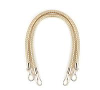 Wanyi Anse pour Sac à Main 2 Pièces 60CM Poignée de Rechange pour Sac PU Cuir Laniere Sac Bandouliere avec 2 Crochets à Mousqueton (Doré)