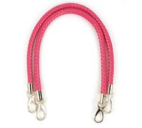 WANYI Anse pour Sac à Main 2 Pièces 60CM Poignée de Rechange pour Sac PU Cuir Laniere Sac Bandouliere avec 2 Crochets à Mousqueton (Rose)