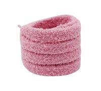 WANYI Chaussure Fluffy 2 Paires 1.5CM Largeur Lacets universels pour sneakers et chaussures de sport (Rose)Lacet