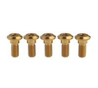Wanyifa Lot de 5 boulons de rotor de frein à disque M8 x 22 en titane Ti Suzuki SV650 S 03 04 05 06 07 085 (doré)